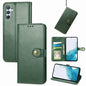 Retro Solid Color Buckle Leather Phone Case, For Galaxy A34 5G, For Galaxy A54 5G