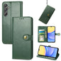 Retro Solid Color Buckle Leather Phone Case, For Samsung Galaxy S24+ 5G, For Samsung Galaxy S24 5G, For Samsung Galaxy A15, For Samsung Galaxy A34 5G