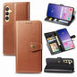 Retro Solid Color Buckle Leather Phone Case, For Samsung Galaxy S24+ 5G, For Samsung Galaxy S24 5G, For Samsung Galaxy A34 5G, For Samsung Galaxy A54 5G