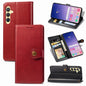 Retro Solid Color Buckle Leather Phone Case, For Samsung Galaxy S24+ 5G, For Samsung Galaxy S24 5G, For Samsung Galaxy A15, For Samsung Galaxy A34 5G