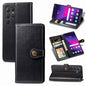 Retro Solid Color Buckle Leather Phone Case, For Galaxy S24 Ultra 5G, For Galaxy S24+ 5G, For Galaxy S24 5G, For Galaxy A15