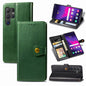 Retro Solid Color Buckle Leather Phone Case, For Galaxy S24 Ultra 5G, For Galaxy S24+ 5G, For Galaxy S24 5G, For Galaxy A15