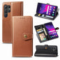 Retro Solid Color Buckle Leather Phone Case, For Galaxy S24 Ultra 5G, For Galaxy S24+ 5G, For Galaxy S24 5G, For Galaxy A15