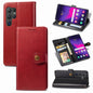 Retro Solid Color Buckle Leather Phone Case, For Galaxy S24 Ultra 5G, For Galaxy S24+ 5G, For Galaxy S24 5G, For Galaxy A15