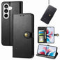 Retro Solid Color Buckle Leather Phone Case, For Samsung Galaxy S26+ 5G, For Samsung Galaxy S26 Ultra 5G, For Samsung Galaxy S26 5G, For Samsung Galaxy A27 5G