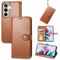 Retro Solid Color Buckle Leather Phone Case, For Samsung Galaxy S26+ 5G, For Samsung Galaxy S26 Ultra 5G, For Samsung Galaxy S26 5G, For Samsung Galaxy A27 5G
