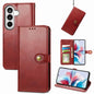 Retro Solid Color Buckle Leather Phone Case, For Galaxy S26 FE 5G, For Galaxy S26+ 5G, For Galaxy S26 Ultra 5G, For Galaxy S26 5G