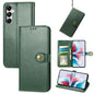 Retro Solid Color Buckle Leather Phone Case, For Galaxy A27 5G, For Galaxy S25 5G, For Galaxy S25+ 5G, For Galaxy S25 Ultra 5G