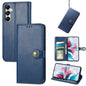 Retro Solid Color Buckle Leather Phone Case, For Galaxy A27 5G, For Galaxy S25 5G, For Galaxy S25+ 5G, For Galaxy S25 Ultra 5G