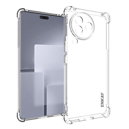 ENKAY Hat-Prince Transparent TPU Shockproof Phone Case, For Xiaomi 15 Pro, For Xiaomi 15, For Xiaomi 14T Pro 5G, For Xiaomi 14T 5G, For Xiaomi Redmi 14C 4G, For Redmi K70 Ultra, For Redmi Note 13R 5G, For Redmi Turbo 3 5G, For Xiaomi Redmi A3          ...