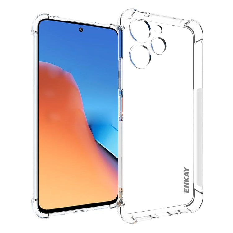ENKAY Hat-Prince Transparent TPU Shockproof Phone Case, For Xiaomi 14T Pro 5G, For Xiaomi 14T 5G, For Xiaomi Redmi 14C 4G, For Redmi K70 Ultra, For Redmi Note 13R 5G, For Redmi Turbo 3 5G, For Xiaomi Redmi A3, For Redmi Note 13 Pro 4G������������������...