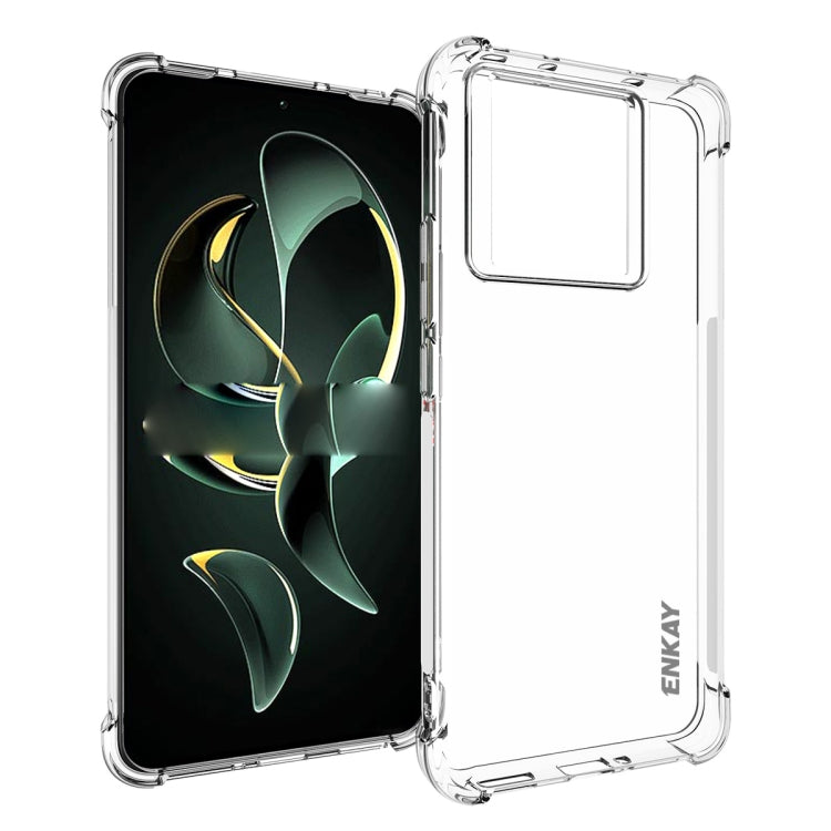 ENKAY Hat-Prince Transparent TPU Shockproof Phone Case, For Xiaomi 14T Pro 5G, For Xiaomi 14T 5G, For Xiaomi Redmi 14C 4G, For Redmi K70 Ultra, For Redmi Note 13R 5G, For Redmi Turbo 3 5G, For Xiaomi Redmi A3, For Redmi Note 13 Pro 4G������������������...
