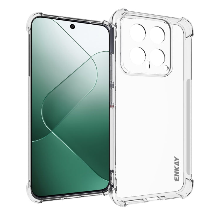 ENKAY Hat-Prince Transparent TPU Shockproof Phone Case, For Redmi Note 14 4G 164.84mm, For Xiaomi 15 Ultra, For Xiaomi Poco X7 Pro 5G, For Xiaomi Poco M7 Pro 5G, For Redmi Note 14 Pro 4G, For Redmi Note 14 4G 163.25mm, For Xiaomi 15 Pro, For Xiaomi 15 ...
