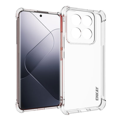 ENKAY Hat-Prince Transparent TPU Shockproof Phone Case, For Xiaomi 14T Pro 5G, For Xiaomi 14T 5G, For Xiaomi Redmi 14C 4G, For Redmi K70 Ultra, For Redmi Note 13R 5G, For Redmi Turbo 3 5G, For Xiaomi Redmi A3, For Redmi Note 13 Pro 4G                  ...