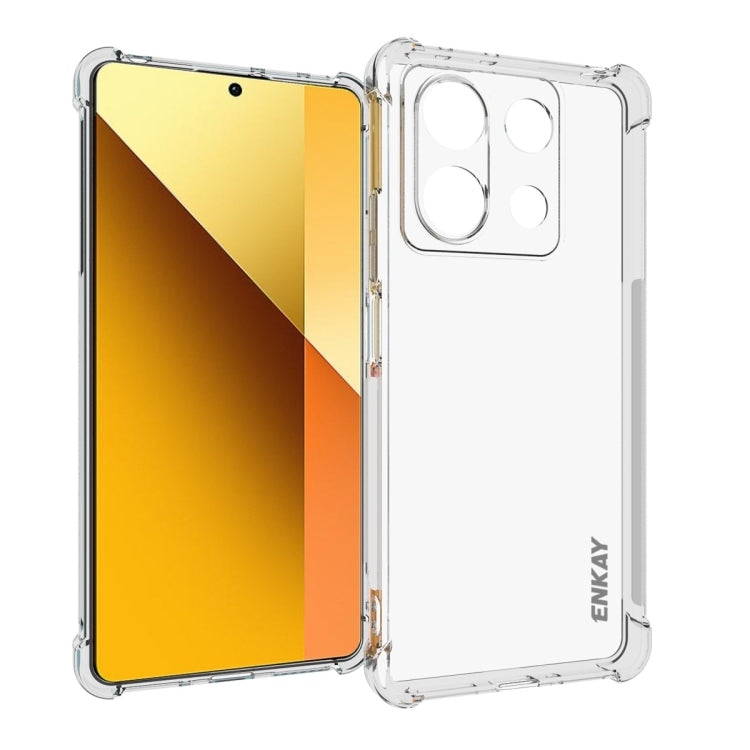 ENKAY Hat-Prince Transparent TPU Shockproof Phone Case, For Redmi Note 14 4G 164.84mm, For Xiaomi 15 Ultra, For Xiaomi Poco X7 Pro 5G, For Xiaomi Poco M7 Pro 5G, For Redmi Note 14 Pro 4G, For Redmi Note 14 4G 163.25mm, For Xiaomi 15 Pro, For Xiaomi 15 ...