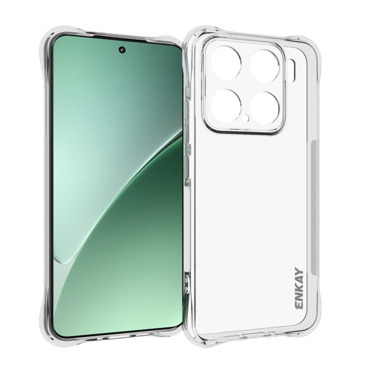 ENKAY Hat-Prince Transparent TPU Shockproof Phone Case, For Redmi K90, For Redmi K90 Pro Max, For Xiaomi 17 Pro, For Xiaomi 17, For Redmi 15C 5G / 4G EU 173mm, For Xiaomi Poco M7 Plus 5G / M7 4G 169mm, Redmi 15 5G Global / 15 4G SEA 169.5mm������������...