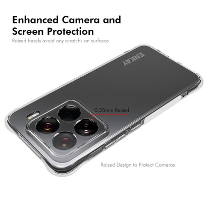 ENKAY Hat-Prince Transparent TPU Shockproof Phone Case, For Xiaomi 15 Pro, For Xiaomi 15, For Xiaomi 14T Pro 5G, For Xiaomi 14T 5G, For Xiaomi Redmi 14C 4G, For Redmi K70 Ultra, For Redmi Note 13R 5G, For Redmi Turbo 3 5G, For Xiaomi Redmi A3          ...