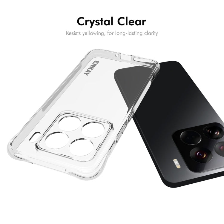 ENKAY Hat-Prince Transparent TPU Shockproof Phone Case, For Xiaomi 15 Pro, For Xiaomi 15, For Xiaomi 14T Pro 5G, For Xiaomi 14T 5G, For Xiaomi Redmi 14C 4G, For Redmi K70 Ultra, For Redmi Note 13R 5G, For Redmi Turbo 3 5G, For Xiaomi Redmi A3          ...