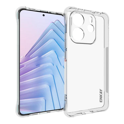 ENKAY Hat-Prince Transparent TPU Shockproof Phone Case, For Redmi K90, For Redmi K90 Pro Max, For Xiaomi 17 Pro, For Xiaomi 17, For Redmi 15C 5G / 4G EU 173mm, For Xiaomi Poco M7 Plus 5G / M7 4G 169mm, Redmi 15 5G Global / 15 4G SEA 169.5mm������������...