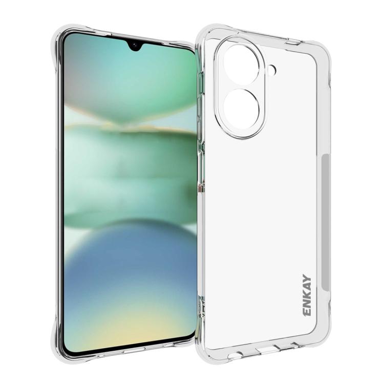 ENKAY Hat-Prince Transparent TPU Shockproof Phone Case, For Redmi 15a 5G, For Xiaomi 17T, For Xiaomi 17 Ultra, For Redmi Note 15 Pro 4G Global 163.2mm, For Redmi K90, For Redmi K90 Pro Max, For Redmi Note 15 Pro+ 5G Global 163.3mm                      ...