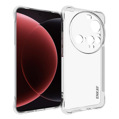 ENKAY Hat-Prince Transparent TPU Shockproof Phone Case, For Redmi K90, For Redmi K90 Pro Max, For Xiaomi 17 Pro, For Xiaomi 17, For Redmi 15C 5G / 4G EU 173mm, For Xiaomi Poco M7 Plus 5G / M7 4G 169mm, Redmi 15 5G Global / 15 4G SEA 169.5mm������������...