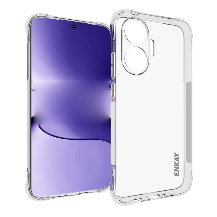 ENKAY Hat-Prince Transparent TPU Shockproof Phone Case, For Redmi K90, For Redmi K90 Pro Max, For Xiaomi 17 Pro, For Xiaomi 17, For Redmi 15C 5G / 4G EU 173mm, For Xiaomi Poco M7 Plus 5G / M7 4G 169mm, Redmi 15 5G Global / 15 4G SEA 169.5mm������������...
