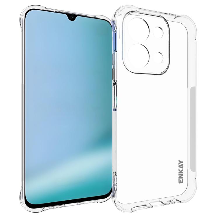 ENKAY Hat-Prince Transparent TPU Shockproof Phone Case, For Redmi K90, For Redmi K90 Pro Max, For Xiaomi 17 Pro, For Xiaomi 17, For Redmi 15C 5G / 4G EU 173mm, For Xiaomi Poco M7 Plus 5G / M7 4G 169mm, Redmi 15 5G Global / 15 4G SEA 169.5mm������������...