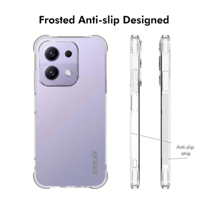 ENKAY Hat-Prince Transparent TPU Shockproof Phone Case, For Redmi 15C 5G / 4G EU 173mm, For Xiaomi Poco M7 Plus 5G / M7 4G 169mm, Redmi 15 5G Global / 15 4G SEA 169.5mm, For Redmi 15 5G / 4G EU 171mm, For Redmi 15C 5G / 4G Global 171mm
