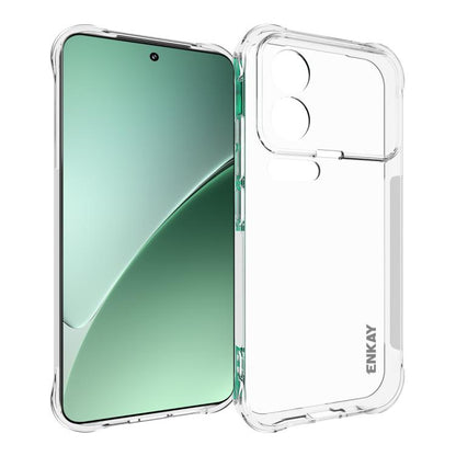 ENKAY Hat-Prince Transparent TPU Shockproof Phone Case, For Redmi K90, For Redmi K90 Pro Max, For Xiaomi 17 Pro, For Xiaomi 17, For Redmi 15C 5G / 4G EU 173mm, For Xiaomi Poco M7 Plus 5G / M7 4G 169mm, Redmi 15 5G Global / 15 4G SEA 169.5mm������������...
