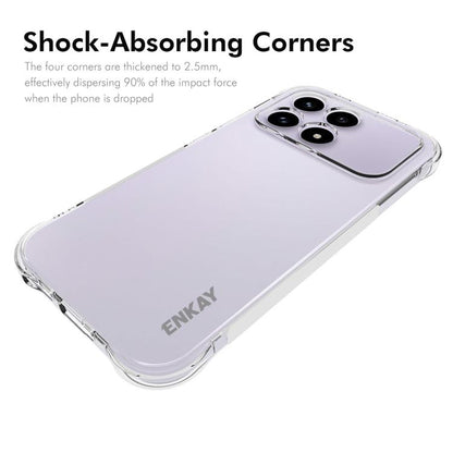 ENKAY Hat-Prince Transparent TPU Shockproof Phone Case, For Redmi K90, For Redmi K90 Pro Max, For Xiaomi 17 Pro, For Xiaomi 17, For Redmi 15C 5G / 4G EU 173mm, For Xiaomi Poco M7 Plus 5G / M7 4G 169mm, Redmi 15 5G Global / 15 4G SEA 169.5mm������������...