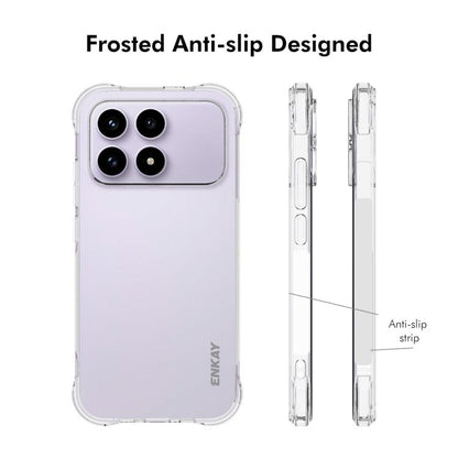 ENKAY Hat-Prince Transparent TPU Shockproof Phone Case, For Redmi K90, For Redmi K90 Pro Max, For Xiaomi 17 Pro, For Xiaomi 17, For Redmi 15C 5G / 4G EU 173mm, For Xiaomi Poco M7 Plus 5G / M7 4G 169mm, Redmi 15 5G Global / 15 4G SEA 169.5mm������������...