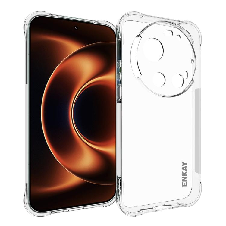 ENKAY Hat-Prince Transparent TPU Shockproof Phone Case, For Redmi 15a 5G, For Xiaomi 17T, For Xiaomi 17 Ultra, For Redmi Note 15 Pro 4G Global 163.2mm, For Redmi K90, For Redmi K90 Pro Max, For Redmi Note 15 Pro+ 5G Global 163.3mm                      ...