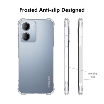 ENKAY Hat-Prince Transparent TPU Shockproof Phone Case, For Redmi 15a 5G, For Xiaomi 17T, For Xiaomi 17 Ultra, For Redmi Note 15 Pro 4G Global 163.2mm, For Redmi K90, For Redmi K90 Pro Max, For Redmi Note 15 Pro+ 5G Global 163.3mm                      ...