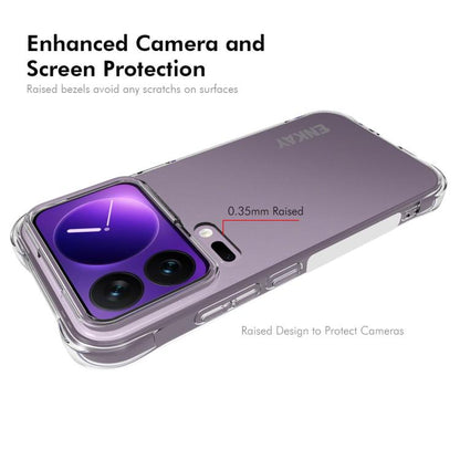 ENKAY Hat-Prince Transparent TPU Shockproof Phone Case, For Xiaomi 18 Pro Max 5G, For Xiaomi 18 Pro 5G, For Redmi Note 17 Pro 5G Global 163.5mm, For Xiaomi Poco M8 Power 5G, For Xiaomi Poco F9 Ultra 5G, For Xiaomi Poco F9 Pro 5G, For Xiaomi 17T Pro 5G ...