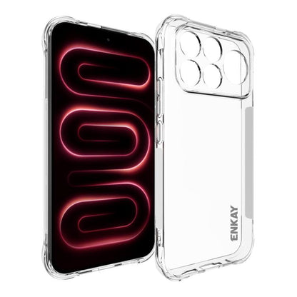 ENKAY Hat-Prince Transparent TPU Shockproof Phone Case, For Xiaomi 18 Pro Max 5G, For Xiaomi 18 Pro 5G, For Redmi Note 17 Pro 5G Global 163.5mm, For Xiaomi Poco M8 Power 5G, For Xiaomi Poco F9 Ultra 5G, For Xiaomi Poco F9 Pro 5G, For Xiaomi 17T Pro 5G ...