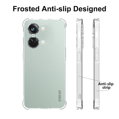 ENKAY Hat-Prince Transparent TPU Shockproof Phone Case with Glass Film