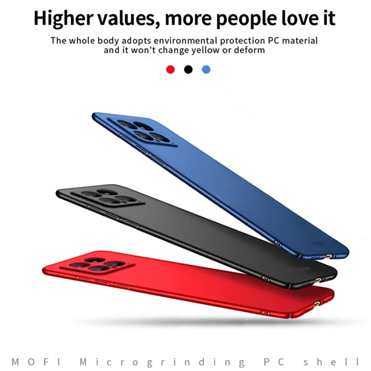 MOFI Micro-Frosted PC Ultra-thin Hard Phone Case, For Xiaomi 14, For Xiaomi Redmi Note 13 5G, For Xiaomi Redmi Note 13 Pro+, For Xiaomi Redmi Note 13 Pro 5G, For Xiaomi Redmi K70 / K70 Pro, For Xiaomi Redmi Note 12 Turbo 5G, For Xiaomi Redmi Note 12S  ...