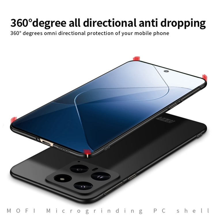 MOFI Micro-Frosted PC Ultra-thin Hard Phone Case, For Xiaomi 14, For Xiaomi Redmi Note 13 5G, For Xiaomi Redmi Note 13 Pro+, For Xiaomi Redmi Note 13 Pro 5G, For Xiaomi Redmi K70 / K70 Pro, For Xiaomi Redmi Note 12 Turbo 5G, For Xiaomi Redmi Note 12S  ...
