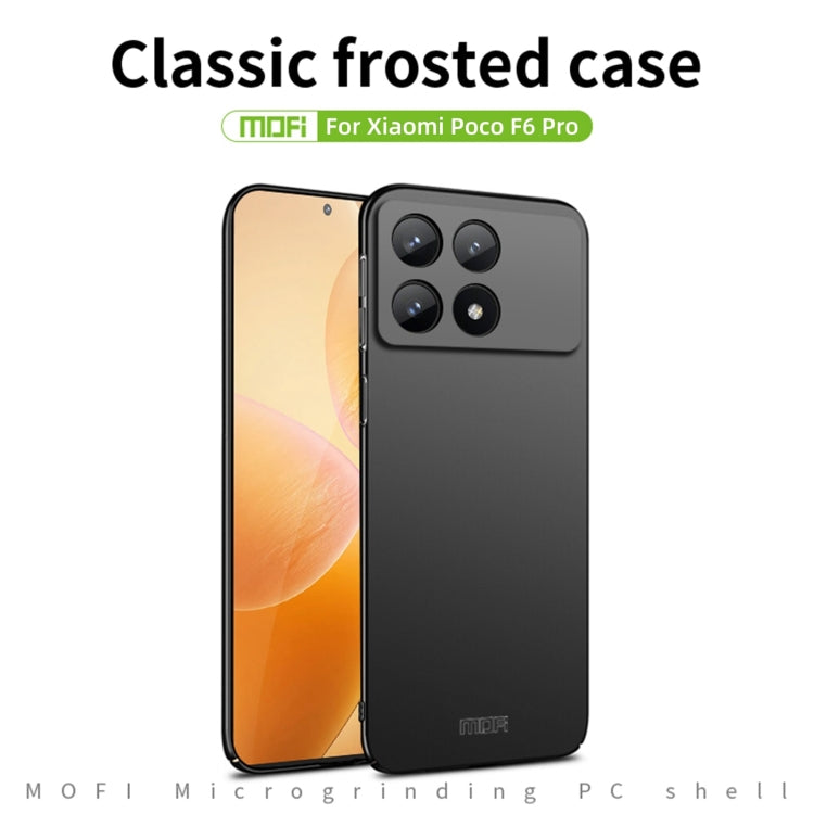 MOFI Micro-Frosted PC Ultra-thin Hard Phone Case, For Xiaomi Poco F6 Pro, For Xiaomi Poco F6 / Redmi Turbo 3, For Xiaomi Civi 4 Pro, For Xiaomi Redmi Note 13 Pro 4G, For Xiaomi Redmi Note 13 4G, For Xiaomi Redmi K70E / Poco X6 Pro, For Xiaomi 14 Ultra ...