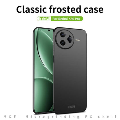 MOFI Micro-Frosted PC Ultra-thin Hard Phone Case, For Xiaomi Redmi K80 Pro, For Xiaomi Redmi K80, For Xiaomi Redmi Note 14 Pro 5G, For Xiaomi Redmi Note 14 Pro 4G, For Xiaomi Redmi Note 14 4G 163.25mm, For Xiaomi Redmi Note 14 5G, For Xiaomi 15 Pro����...