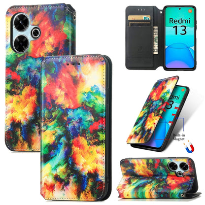 CaseNeo Colorful Magnetic Leather Phone Case