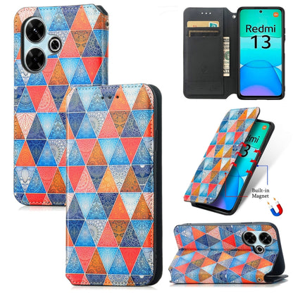 CaseNeo Colorful Magnetic Leather Phone Case