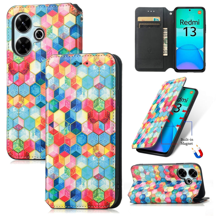 CaseNeo Colorful Magnetic Leather Phone Case