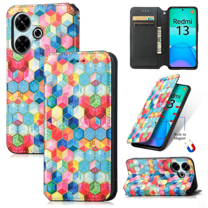 CaseNeo Colorful Magnetic Leather Phone Case