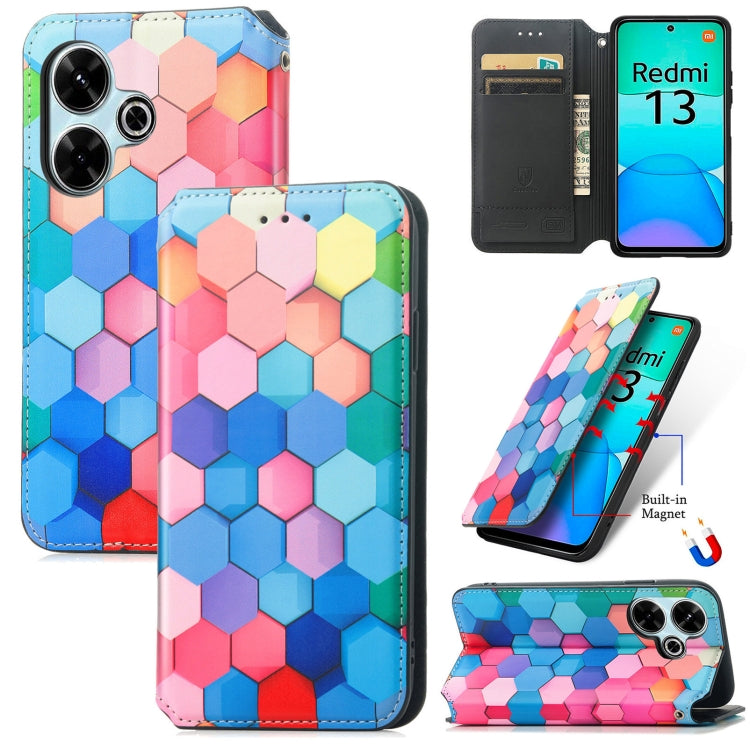 CaseNeo Colorful Magnetic Leather Phone Case