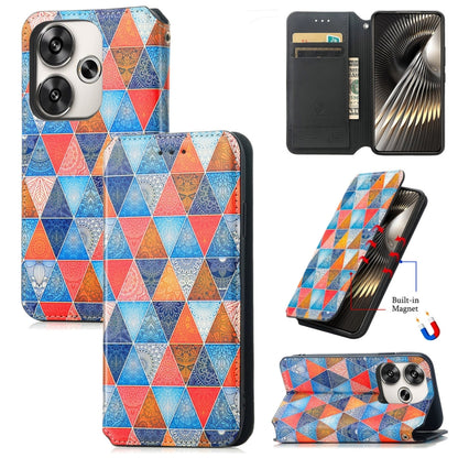 CaseNeo Colorful Magnetic Leather Phone Case