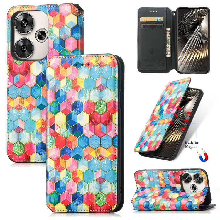 CaseNeo Colorful Magnetic Leather Phone Case