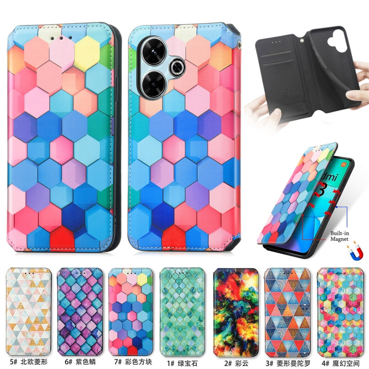 CaseNeo Colorful Magnetic Leather Phone Case