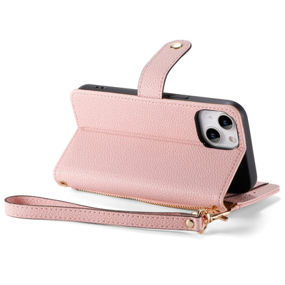 Love Zipper Lanyard Leather Phone Case, For iPhone 14 Pro Max, For iPhone 7 / 8 / SE 2022, For iPhone 13 Pro Max, For iPhone 13 Pro