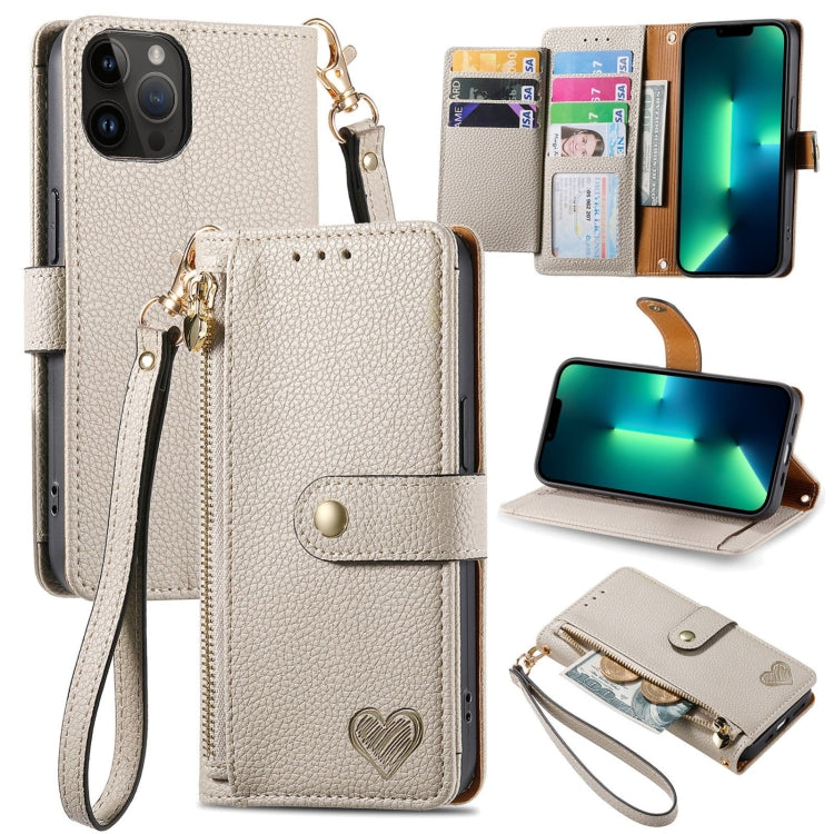 Love Zipper Lanyard Leather Phone Case, For iPhone 14 Pro Max, For iPhone 7 / 8 / SE 2022, For iPhone 13 Pro Max, For iPhone 13 Pro